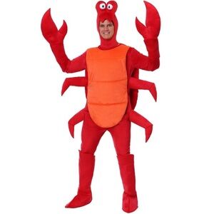 Halloweencostumes.com Adult men’s crab costume X-Large (red/orange)